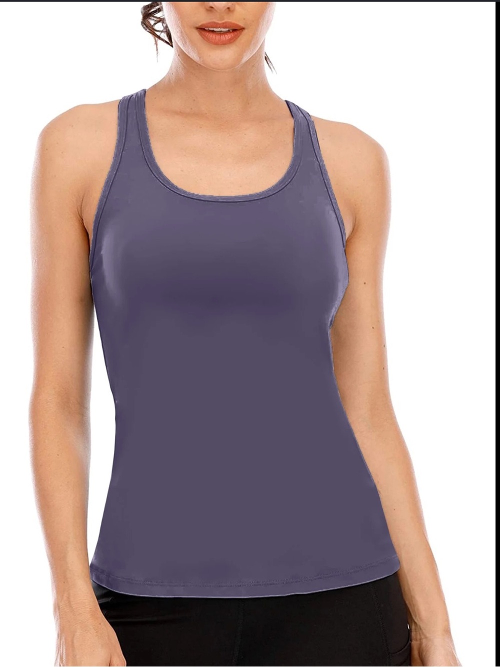 CALIA by Carrie Underwood Purple Racerback Tank Top